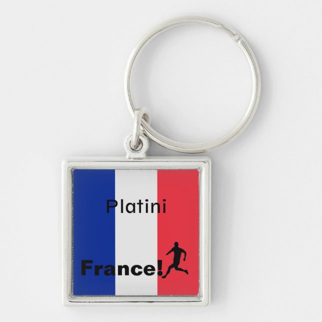 Chaveiro Futebol da França, personalizável (Frente)