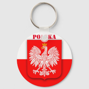 Chaveiro Futebol de 2022 - Polônia Flag World Cup Polska