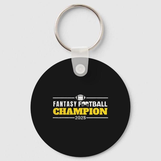 Chaveiro Futebol de 2025 Campeão de Fantasia (Frente)