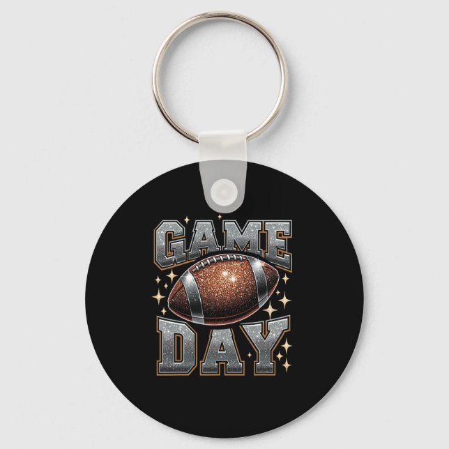 Chaveiro Futebol de Bling Fall outono Dia do outono (Frente)