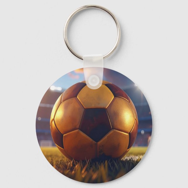 Chaveiro Futebol de futebol - Bola de Ouro (Frente)