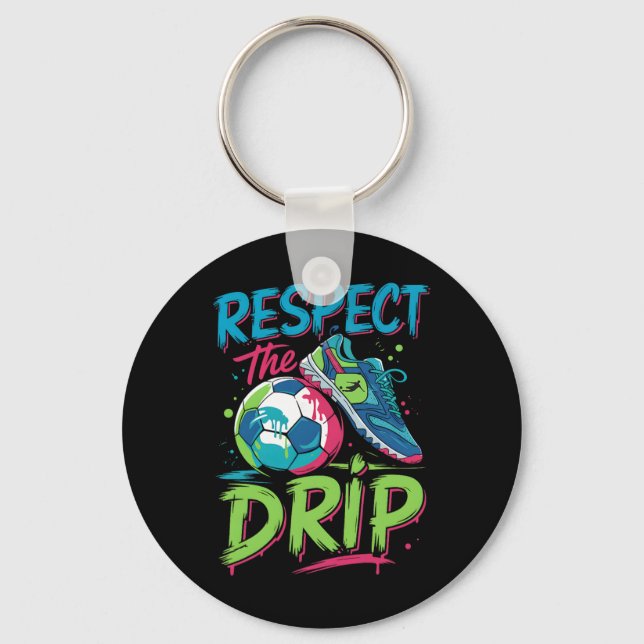 Chaveiro Futebol Drip Sorvete Derretendo Respeite O Drip Bo (Frente)