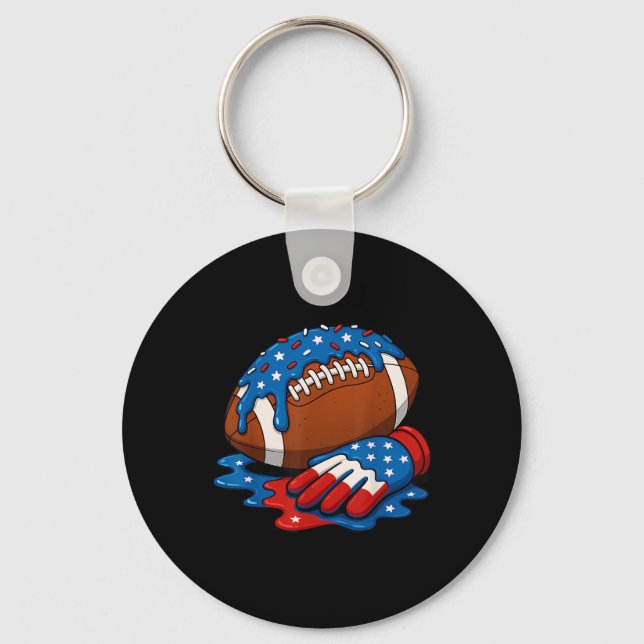 Chaveiro Futebol Drip Wr Lineman Qb Rb Db Sorvete 4 De (Frente)