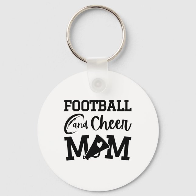 Chaveiro Futebol E Cheer Mãe Laranja Cheerleading  (Frente)