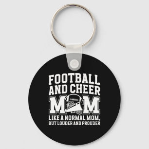 Chaveiro Futebol E Mãe Alegre Futebol E Cheerleading Engraç