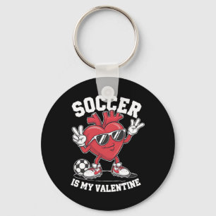 Chaveiro Futebol é o Meu Coração de Valentino Dia dos Namor