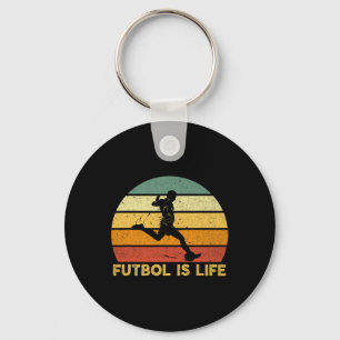 Chaveiro Futebol é Vida Fantasia Retro de Jogador de Futebo