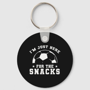 Chaveiro Futebol Engraçado, Estou Aqui Só Pelos Lanches, Es