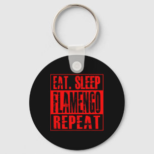 Chaveiro Futebol Flamengo - Camisa Comer Dormir Flamengo Re