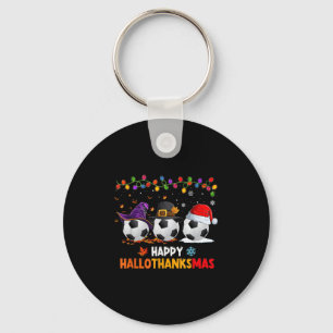 Chaveiro Futebol Halloween Dia de Ação de Graças Xmas Feliz