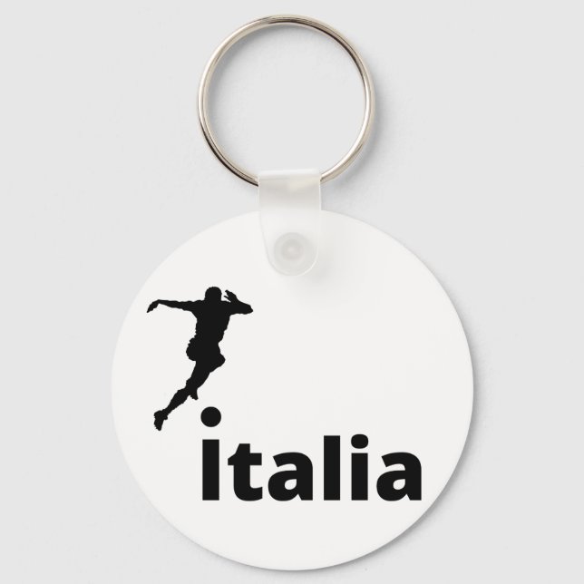 Chaveiro Futebol italiano personalizável (Frente)