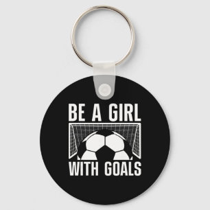 Chaveiro Futebol Legal Para Mulheres Meninas Amantes Do Fut
