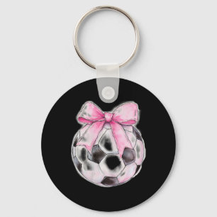 Chaveiro Futebol Ll Rosa Coquette Laço Fita Delicada Menina