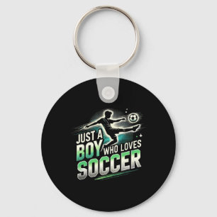 Chaveiro Futebol Para Meninos, Apenas Um Menino Que Ama Fut