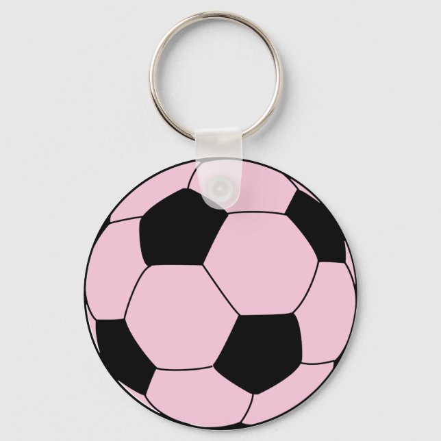 Chaveiro Futebol rosa (Frente)