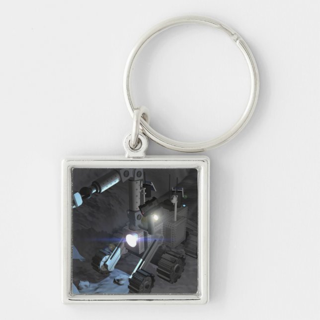 Chaveiro Futuras missões de exploração do espaço 6 (Frente)