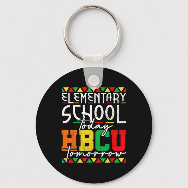 Chaveiro Future Black College Elementary School Today Hbcu  (Frente)