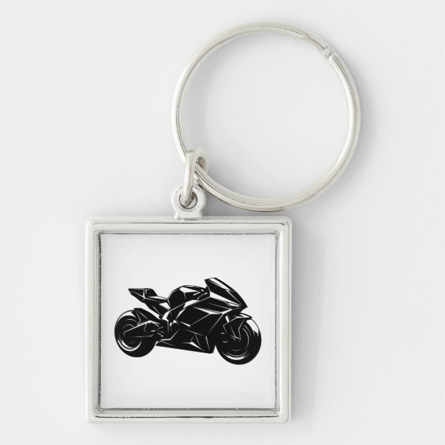 Chaveiro Futuristic Sport Motorcycle Design (Frente)
