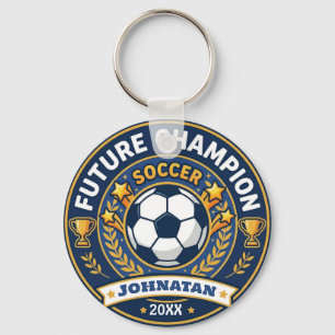 Chaveiro Futuro Campeão de Futebol com Nome e Data