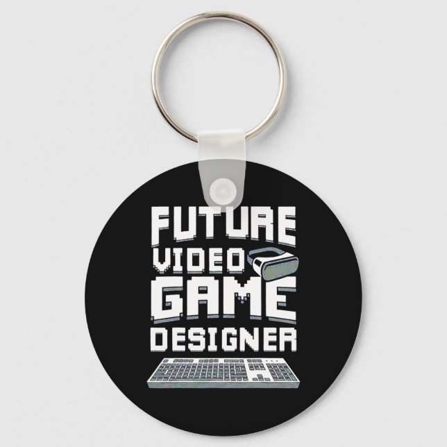 Chaveiro Futuro Designer de Vídeos Meninas Meninas 1 (Frente)