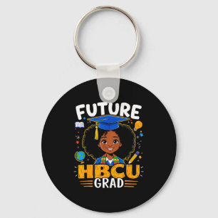 Chaveiro Futuro Graduado Hbcu Crianças Menina Negra Afro Hi