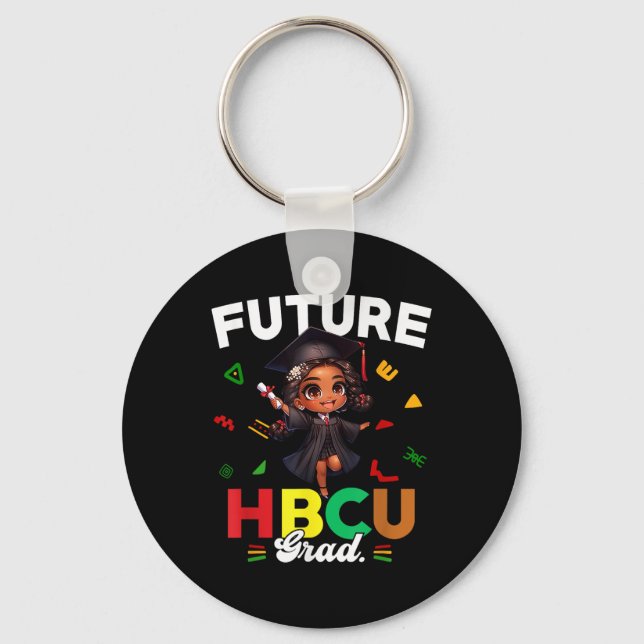 Chaveiro Futuro Hbcu Formando História Negra Mês Faculdade  (Frente)