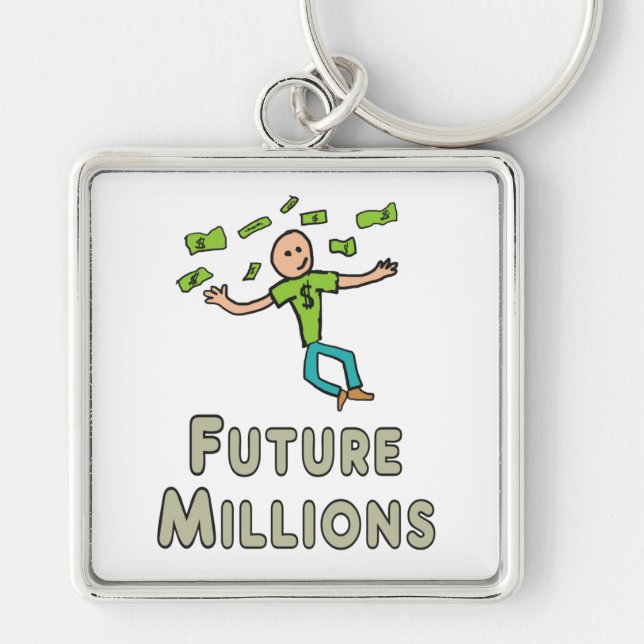 Chaveiro Futuro Milionário (Milhões) (Frente)