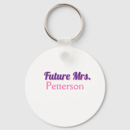 Chaveiro Futuro nome da Sra adicionar nome da noiva parte d