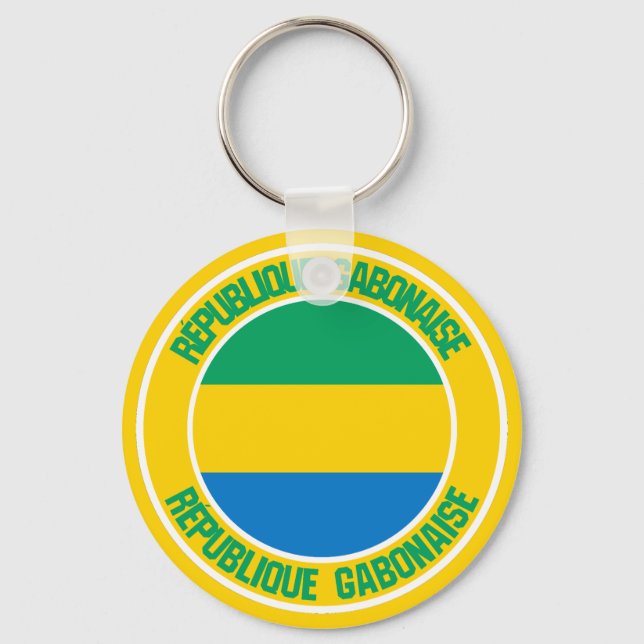 Chaveiro Gabon Round Emblem (Frente)