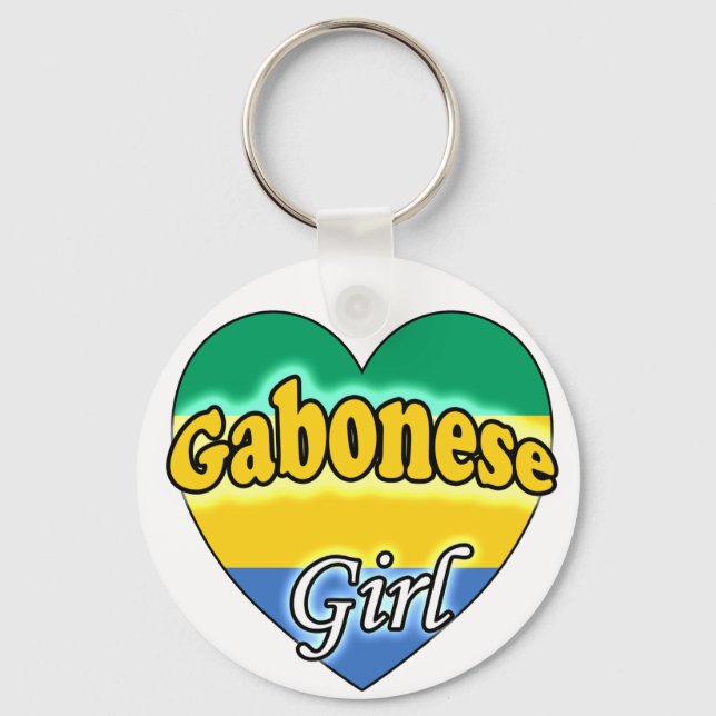 Chaveiro Gabonês Girl (Frente)