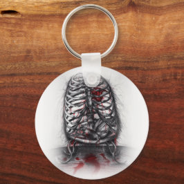 Chaveiro Gaiola Vazia Anatomia Humana Costela Arte de Horro