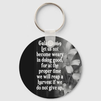 Chaveiro GALÁCIOS DE SCRIPTURE DE bíblia 6:9
