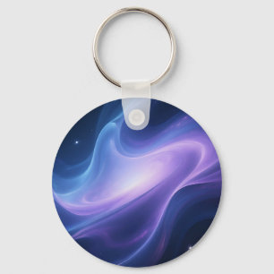 Chaveiro Galáxia Espiral Nebulosa Cósmica Abstrata