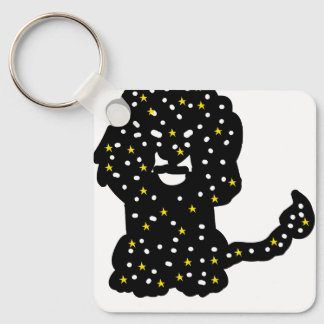 Chaveiro Galaxy Lion Keychain – Cosmic Mane Silhouette