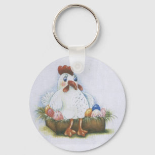 Chaveiro Galinha com ovos