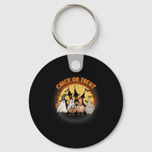 Chaveiro Galinha Halloween Pintinho De Esqueleto Ou Tratar