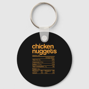 Chaveiro Galinha Nuggets Nutrição Fala Engraçado Ação de Gr