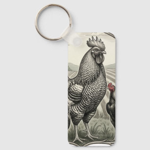 Chaveiro Galinheiro na fazenda