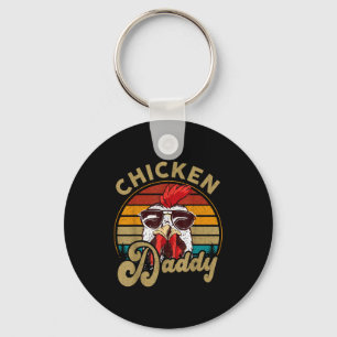 Chaveiro Galo de Camisa de Galinha Papai Vintage Fazendeiro