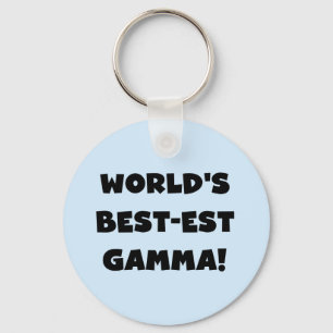 Chaveiro Gama do Melhor-est do mundo preto e branco
