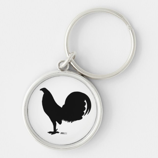 Chaveiro Gamecock Rooster Silhouette (Frente)