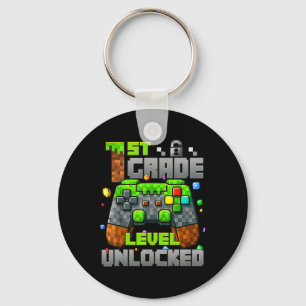 Chaveiro Gamer De Vídeo Desbloqueado De Nível 1rua Ck Pixel
