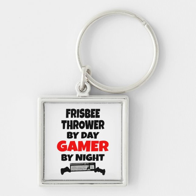 Chaveiro Gamer Frisbee Thrower (Frente)