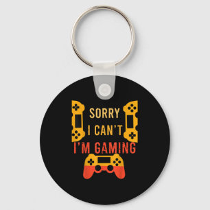 Chaveiro Gamer Gift Engraçado Desculpe não estou jogando