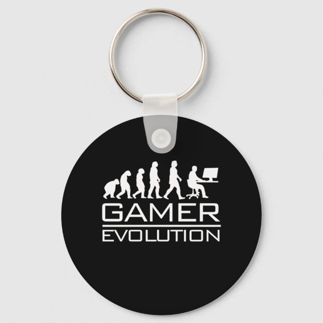 Chaveiro Gamer Gift | Evolução dos jogadores (Frente)
