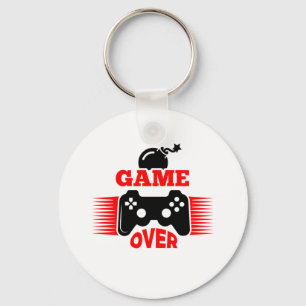 Chaveiro Gamer Gift Game Over