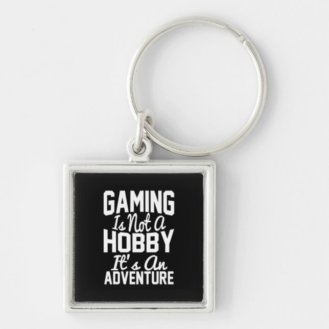 Chaveiro Gamer Gift | Jogos É Uma Aventura (Frente)