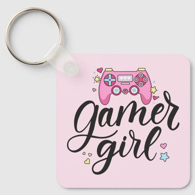 Chaveiro Gamer Girl (Frente)