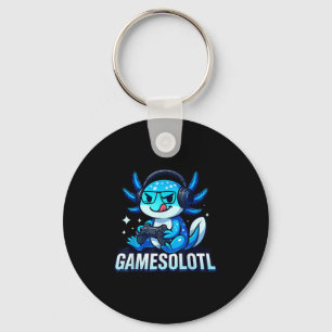 Chaveiro Gamesolotl Axolotl Peixe Gamer Jogos Anime Vídeo G