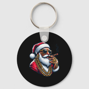 Chaveiro Gangsta Wrapper Divertido Cool Santa Gangster Pija